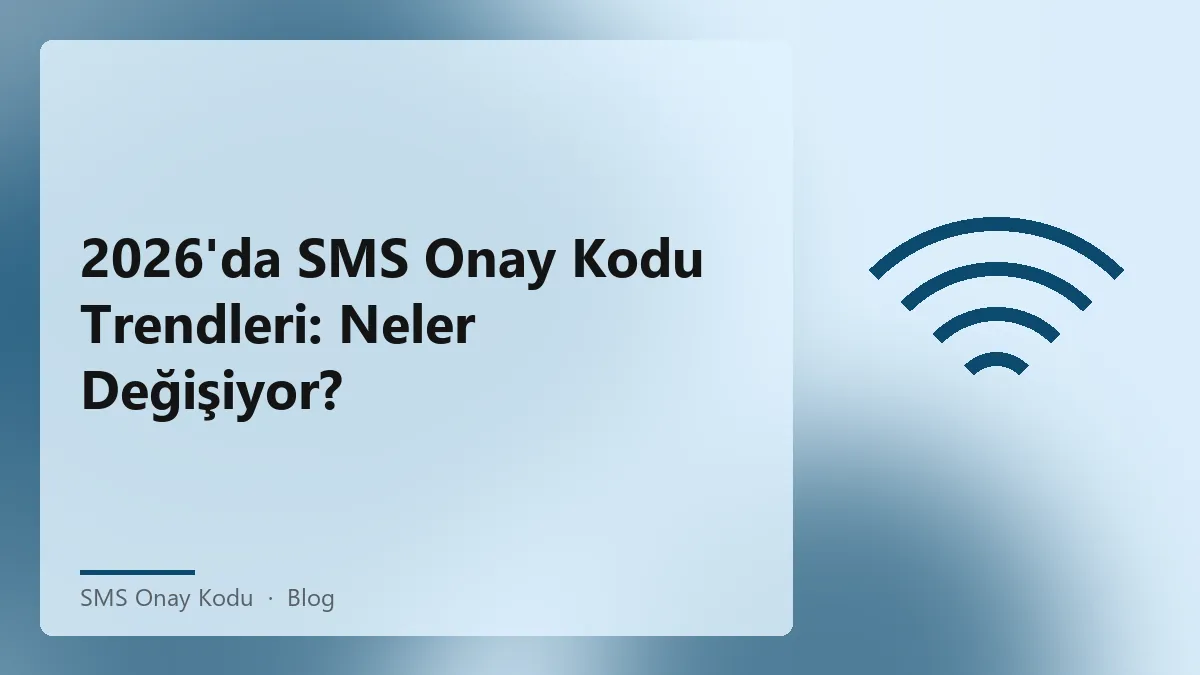 SMS onay kodu hizmetleri ve trendleri üzerine bir görsel.